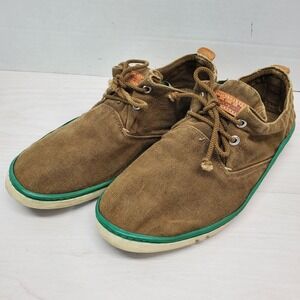 Timberland Earthkeepers Men's Brown Canvas Lace Up Casual Shoes Size 8.5 M